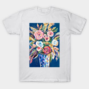 Abstract bouquet in a vase T-Shirt